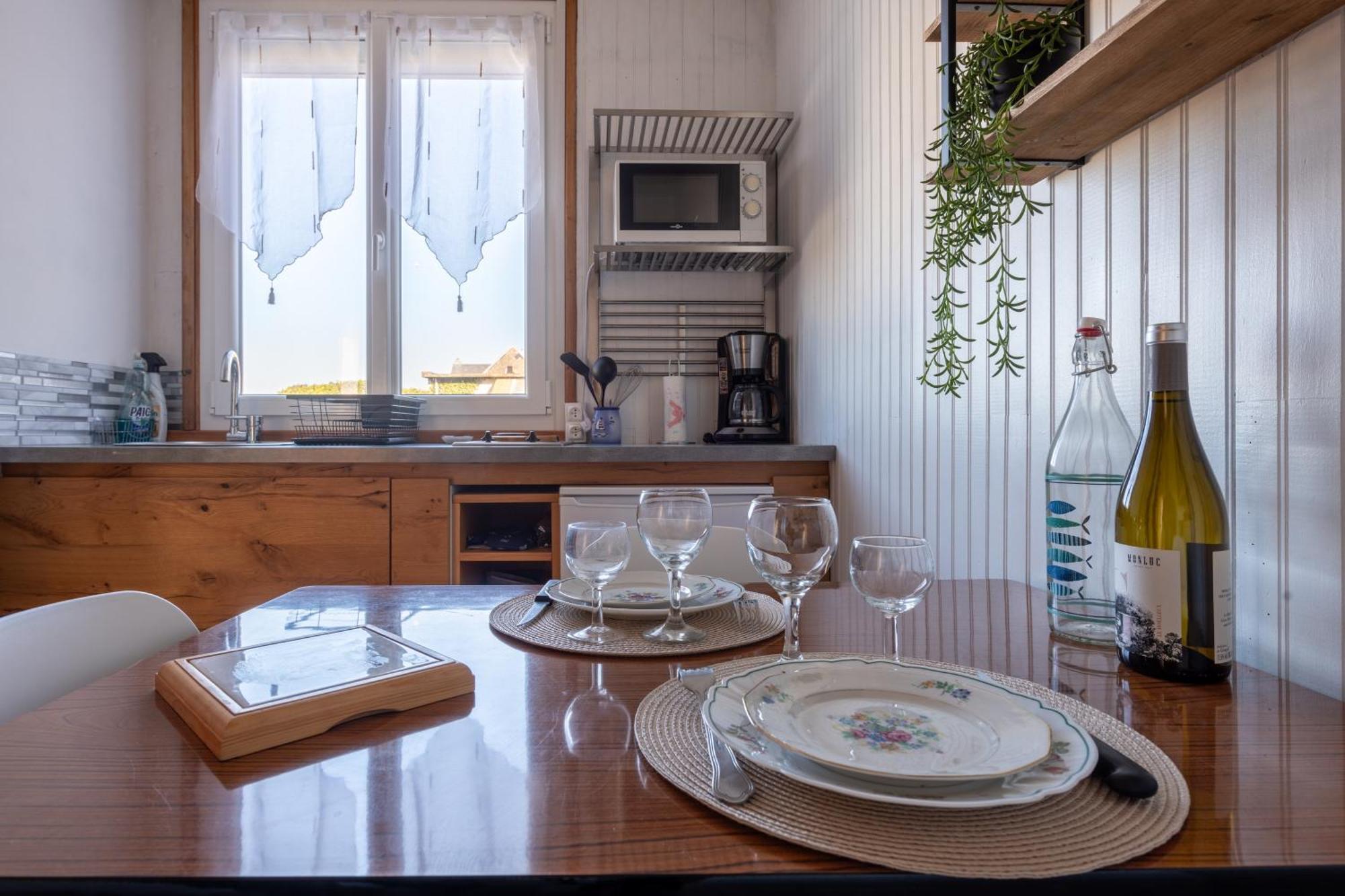 L'Echappee Bleue - Appt Pour 4 Vue Mer Ault Exterior foto